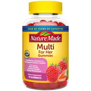Nature Made Multivitamin For Her Gummies, Multivitamin For Women, 70 CT