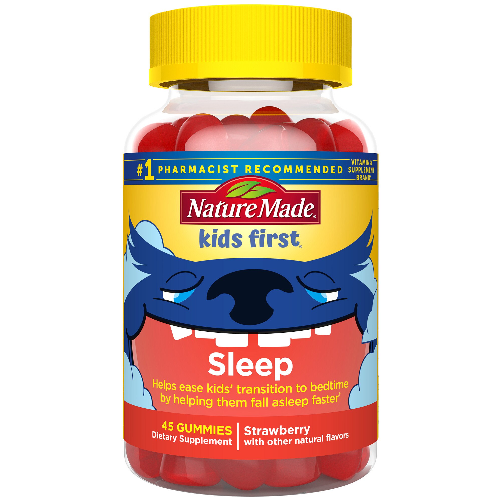 Nature Made Kids First Sleep, Melatonin Gummies for Kids, 45 CT