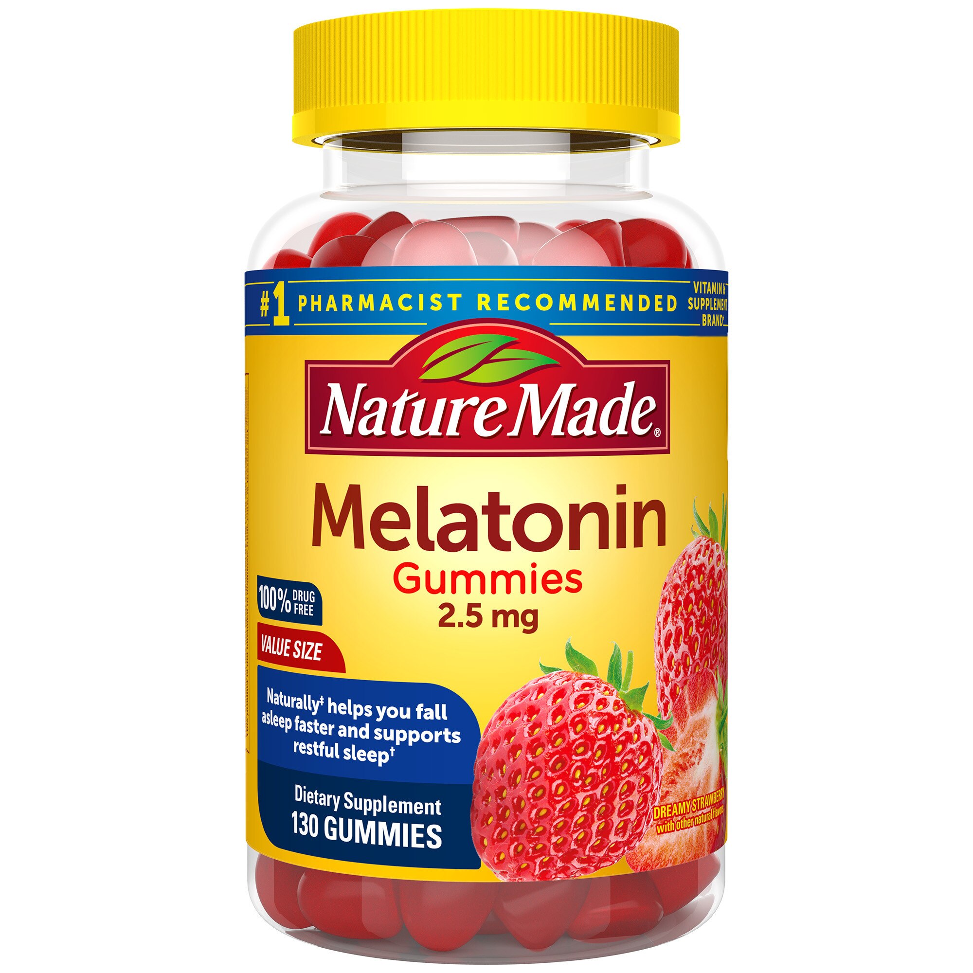 Nature Made Melatonin 2.5 Mg Gummies, 130 Ct , CVS