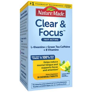 Nature Made Clear & Focus, Lemon Mint, 30 CT
