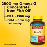 Nature Made Ex Strength Omega 3 Fish Oil 2800mg Per 2 Softgels 60 CT, thumbnail image 3 of 9
