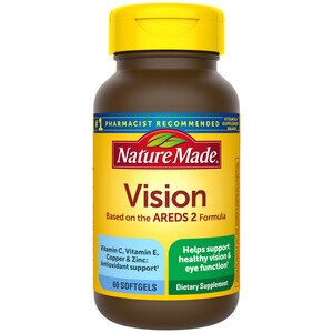 Nature Made Vision Based on the AREDS 2 Formula Softgels, 60 CT