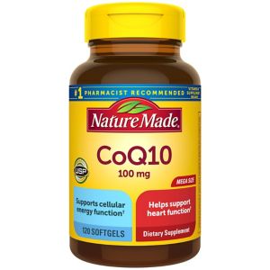 Nature Made CoQ10 100 Mg Softgels, 120 Ct , CVS