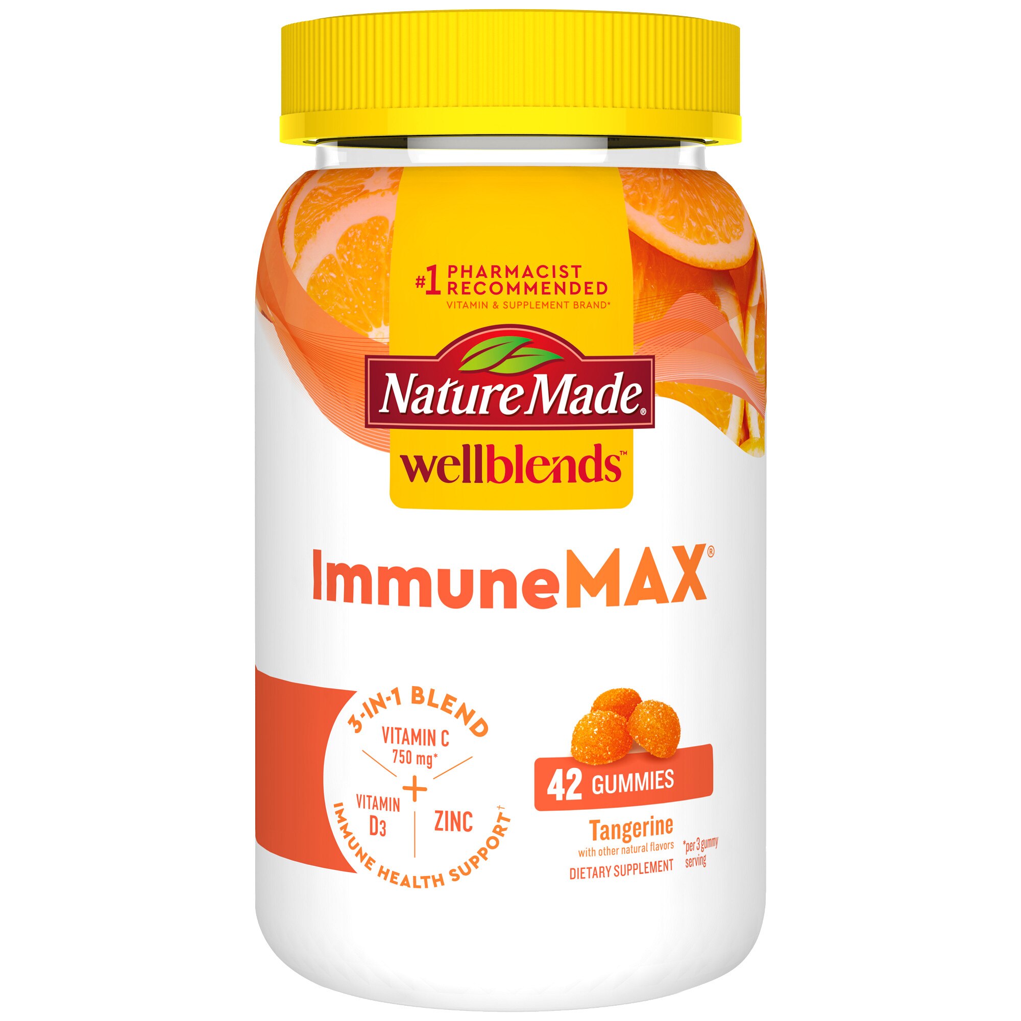 Nature Made Wellblends ImmuneMAX Gummies, 42 CT
