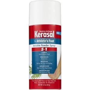 Kerasal 5-In-1 Athlete's Foot Invisible Powder Spray, 2 Oz , CVS