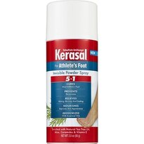 Kerasal 5-In-1 Athlete's Foot Invisible Powder Spray