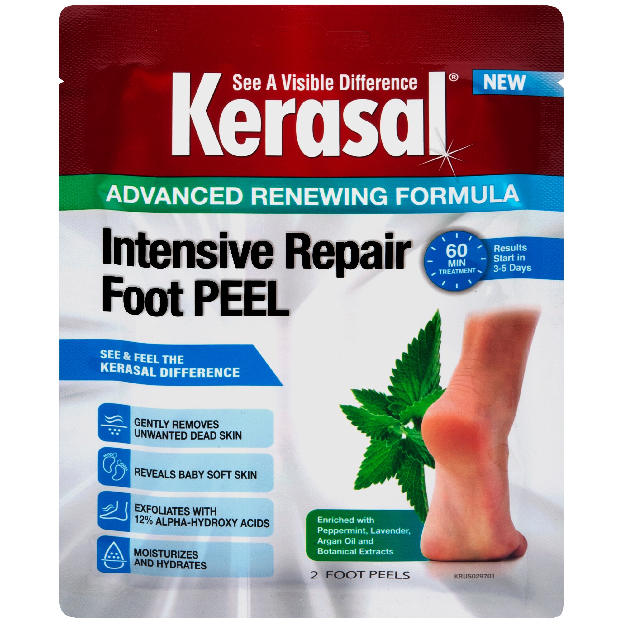 Kerasal Intensive Repair Foot Peel, 1 Pair - 2 Ct , CVS