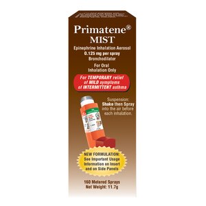 Primatene Mist Epinephrine Inhalation Aerosol Bronchodilator, 0.125mg/Spray - 0.5 Oz , CVS