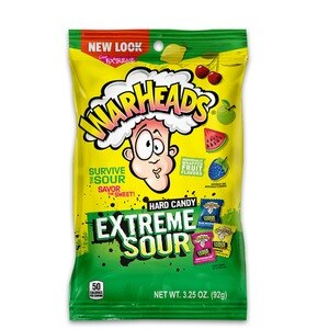  Warheads Extreme Sour Hard Candy, 3.25 OZ 