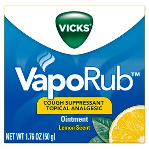 Vicks VapoRub Lemon Scented Cough Suppressant Ointment 1.76 OZ
