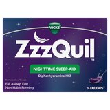 ZzzQuil Nighttime Sleep Aid LiquiCaps, 12 CT, thumbnail image 1 of 9