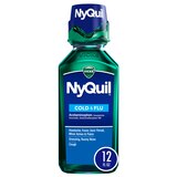Vicks NyQuil Cold & Flu Relief Liquid, Original Flavor, 12 Fl OZ, thumbnail image 1 of 9