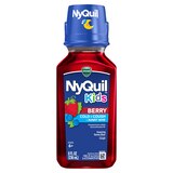 Vicks Children's NyQuil, Nighttime Cold & Cough Multi-Symptom Relief, Berry, 8 FL OZ, thumbnail image 4 of 22
