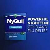 Vicks NyQuil Cold & Flu Relief LiquiCaps, thumbnail image 3 of 8