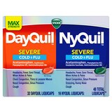 Vicks DayQuil and NyQuil VapoCOOL Severe Cold & Flu + Congestion Liquid Combo Pack, 2 12 OZ bottles, thumbnail image 1 of 9