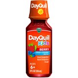 VICKS DayQuil Kids Berry Cold & Cough + Mucus Multi-Symptom Relief, Daytime Relief, 8 FL OZ, thumbnail image 1 of 19