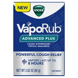 Vicks VapoRub Advanced Plus Cough Suppressant Ointment, 2.82 OZ, thumbnail image 1 of 11