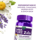 ZzzQuil PURE Zzzs Melatonin Sleep Aid Gummies, 60 CT, thumbnail image 4 of 15