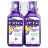 VICKS PURE Zzzs Kidz, Liquid Melatonin Sleep Aid, Berry, 2 12 FL OZ Bottles, thumbnail image 1 of 8