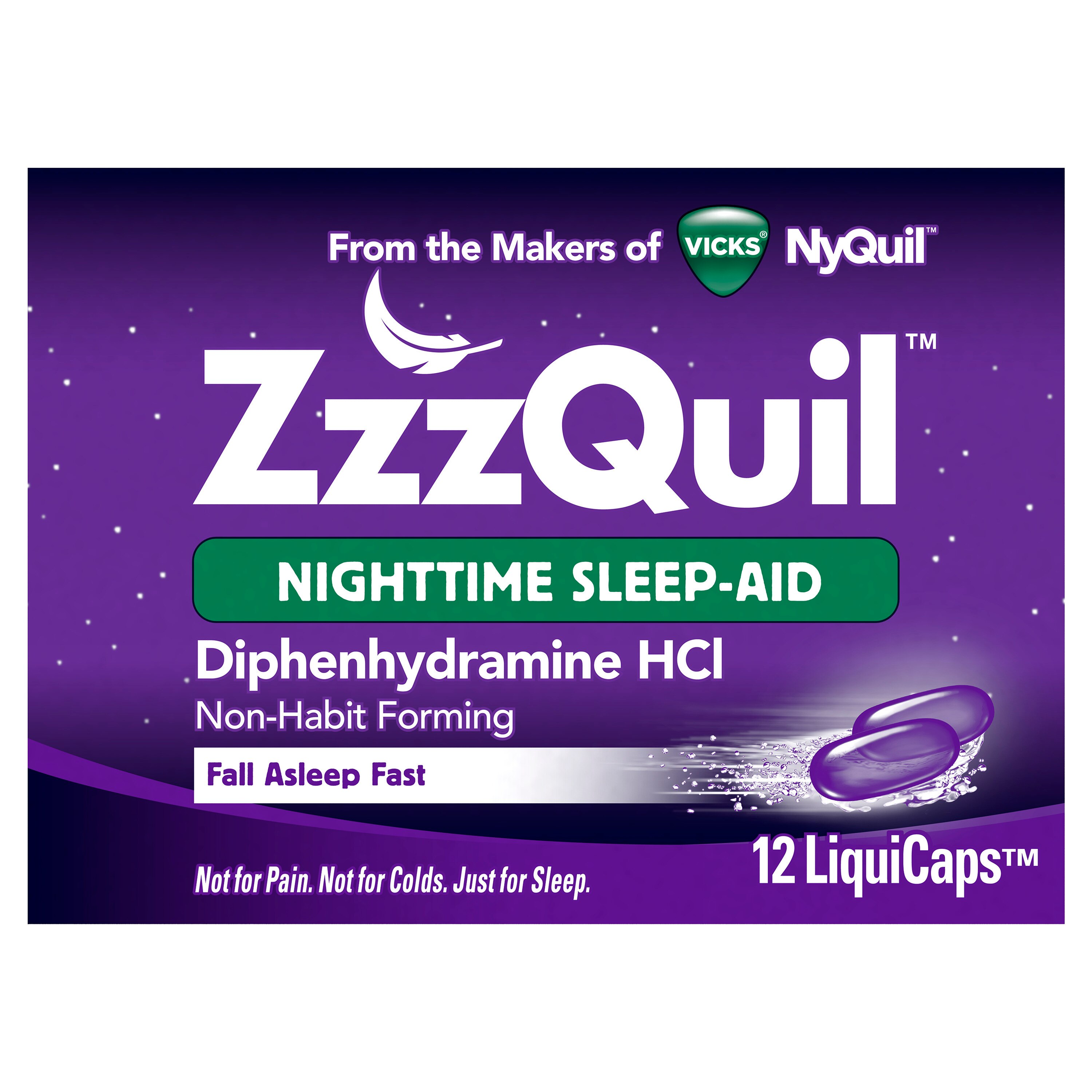 ZzzQuil Nighttime - Cápsulas líquidas para dormir