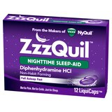 ZzzQuil Nighttime Sleep Aid LiquiCaps, 12 CT, thumbnail image 2 of 9
