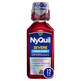 Vicks NyQuil Severe Cold & Flu Nighttime Relief Flavor Liquid, thumbnail image 1 of 4