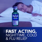 Vicks NyQuil SEVERE Cough Cold and Flu Nighttime Relief Liquid, 12 Fl OZ - Relieves Nighttime Sore Throat, Fever, and Congestion, thumbnail image 5 of 10