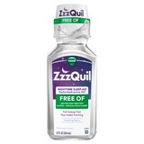 ZzzQuil Nighttime Sleep-Aid Alcohol Free Liquid, Soothing Berry, 12 FL OZ, thumbnail image 2 of 11