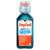 Vicks DayQuil VapoCOOL Severe Cold & Flu + Congestion Liquid, 12 OZ, thumbnail image 3 of 11