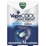 Vicks VapoCool Sore Throat Lozenges, 16 CT, thumbnail image 1 of 25