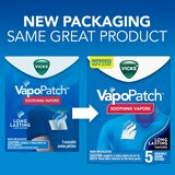 Vicks VapoPatch Soothing Vapor Chest Patches, 5 CT, thumbnail image 3 of 10