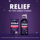 ZzzQuil Nighttime Pain Relief Sleep Aid Liquid, Midnight Berry, 12 FL OZ, 2 Pack, thumbnail image 2 of 13