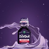 ZzzQuil Nighttime Pain Relief Sleep Aid Liquid, Midnight Berry, 12 FL OZ, 2 Pack, thumbnail image 3 of 13