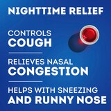 Vicks NyQuil Cough DM + Congestion Medicine, Berry Flavor, 12 fl oz, thumbnail image 4 of 7