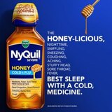Vicks NyQuil Severe Cold & Flu Liquid, Honey, 12 OZ, thumbnail image 4 of 10