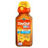 Vicks DayQuil Kids Cold & Cough + Mucus Liquid, Honey, 8 OZ, thumbnail image 1 of 11
