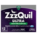 ZzzQuil Ultra Nighttime Sleep Aid Tablets, 12 CT, thumbnail image 1 of 8