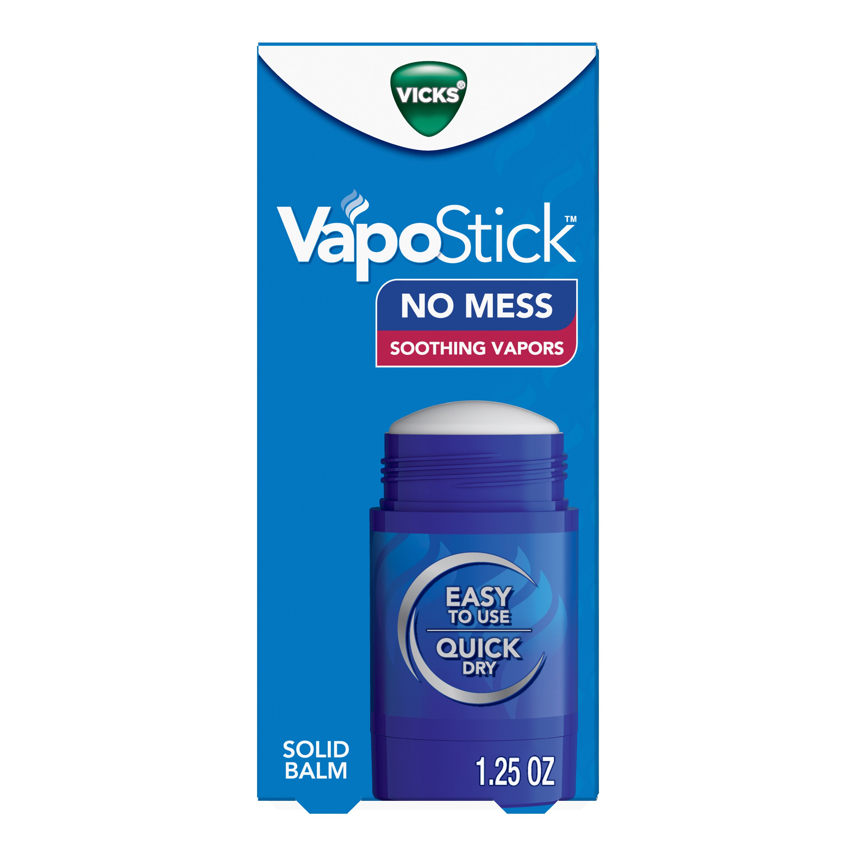 Vicks VapoStick Soothing Vapor No Mess Balm, 1.25 Oz , CVS