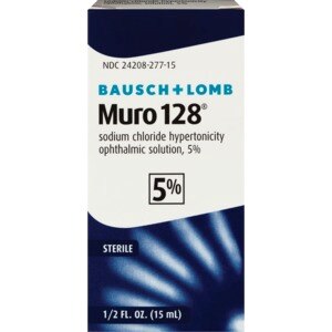 Bausch & Lomb Muro 128 Sterile Ophthalmic Solution, 5% - 0.5 Oz , CVS