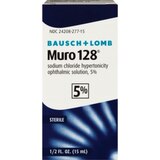 Bausch & Lomb Muro 128 Sterile Ophthalmic Solution, 5%, thumbnail image 1 of 2