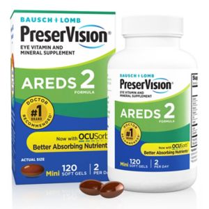 PreserVision Areds 2 Forumla Eye Vitamin & Mineral Supplement Soft-Gels, 120 Ct , CVS