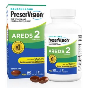 PreserVision Areds 2 Forumla Eye Vitamin & Mineral Supplement Soft-Gels, 90 Ct , CVS