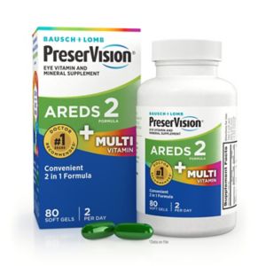 PreserVision AREDS 2 Formula + MultiVitamin, Vitamin & Mineral Supplement, 80 Ct , CVS