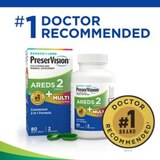 PreserVision AREDS 2 Formula + MultiVitamin, Vitamin & Mineral Supplement, 80 CT, thumbnail image 4 of 5
