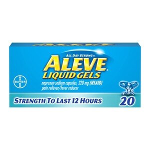 Aleve Liqui-Gels Naproxen Sodium Capsules, 20 Ct , CVS