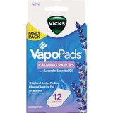 Vicks Calming Lavender VapoPad Family Pack, 12 CT, thumbnail image 1 of 2
