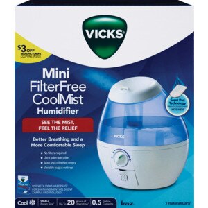 Vicks Mini Filter Free Cool Mist Humidifier