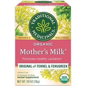 Traditional Medicinals Organic Mother's Milk Herbal Tea Bags, 16 CT