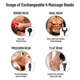 TRAKK Pistol Percussion Massage Gun Black, thumbnail image 5 of 8