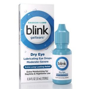 Blink Gel Tears Moderate-Severe Dry Eye Lubricating Eye Drops, 0.34 FL Oz - 0.34 Oz , CVS